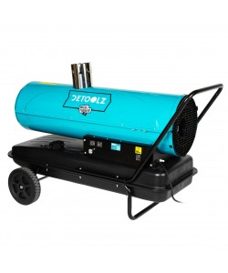 Tun de caldura Detoolz 30 kw, cos evacuare ,diesel, cu roti, capacitate rezervir 55 L
