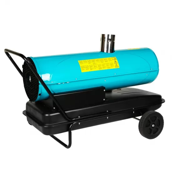 Tun de caldura Detoolz 30 kw, cos evacuare ,diesel, cu roti, capacitate rezervir 55 L