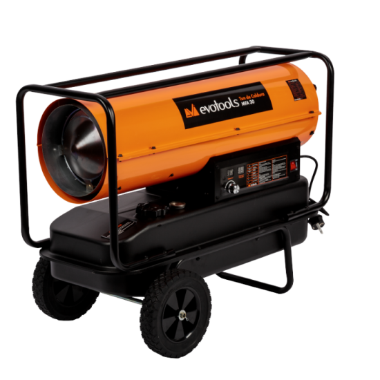 Produs resigilat Tun de caldura Evotools, 30 kw , incalzire 300 mp,Flux de aer: 710m³/h,Capacitate rezervor: 32L