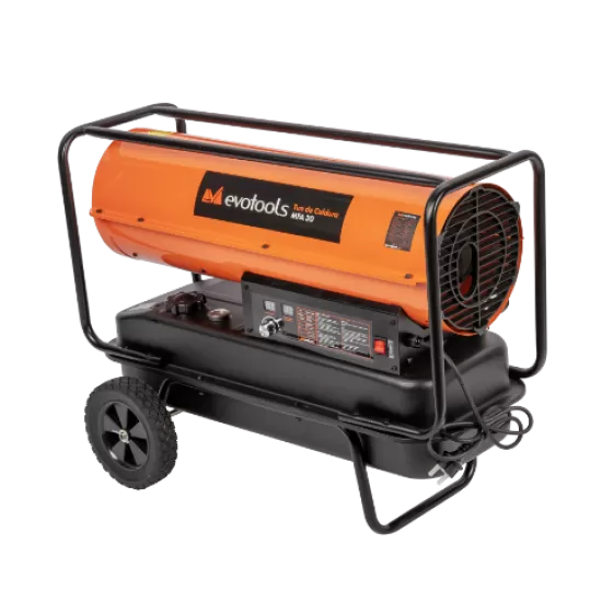 Tun de caldura Evotools, 50 kw , incalzire 400 mp,Flux de aer: 780m³/h,Capacitate rezervor: 53L