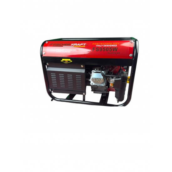 Produs resigilat Generator pe benzina Fischer Kraft FS9505W, 9500W, 220V, AVR, cu 3 prize 230v si 1 priza 380V