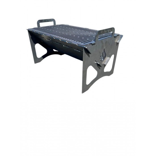 Gratar camping 50x30,tablă de 3 mm