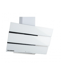 Hota incorporabila decorative HAUSBERG HB-1820AB, 112W, Corp din Sticla, LED, Putere de absorbtie 450 m3/h, 60 cm, Alb