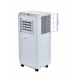 Aer conditionat portabil Zilan ZLN2495 Alb, functie de racire, dezumidificare si ventilatie, Telecomanda, 2 trepte de viteza, 7000 BTU