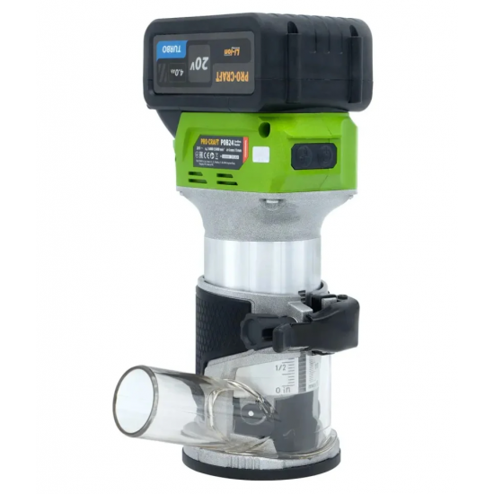 Freza lemn pe acumulator cu 1 acumulator si incarcator PROCRAFT POB24