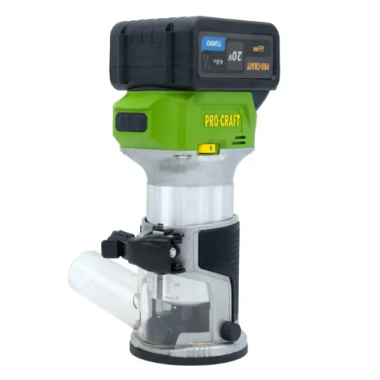 Freza lemn pe acumulator cu 1 acumulator si incarcator PROCRAFT POB24