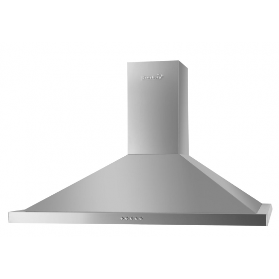 Hota incorporabila decorativa Hausberg HB-1360, Putere de absorbtie 650 m3/h, 1 motor, 90 cm, Inox