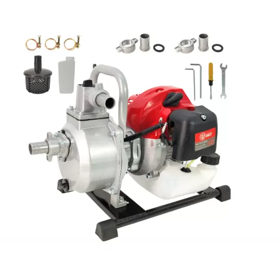Motopompa pe benzina, aspiratie 1 " , motor 2 timpi , absorbtie 7 Mt , 8000 lt/min Motopompa pe benzina, aspiratie 1 " , motor 2 timpi , absorbtie 7 Mt , 8000 lt/min
