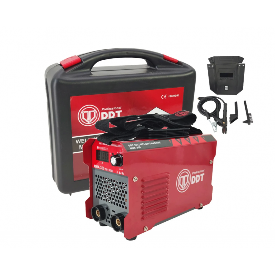 Aparat de sudura tip invertor, DDT PROFESSIONAL DDT-2003, MMA 350A, afisaj electronic LCD, tehnologie inalta, cutie transport