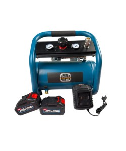 Compresor de aer portabil fara fir GERMAN MEISTER 10L, 20V, 2800W – cu 2 acumulatori XGT 128V 10Ah ai încarcator