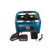 Compresor de aer portabil fără fir GERMAN MEISTER 10L, 20V, 2800W – cu 2 acumulatori XGT 128V 10Ah și încărcător