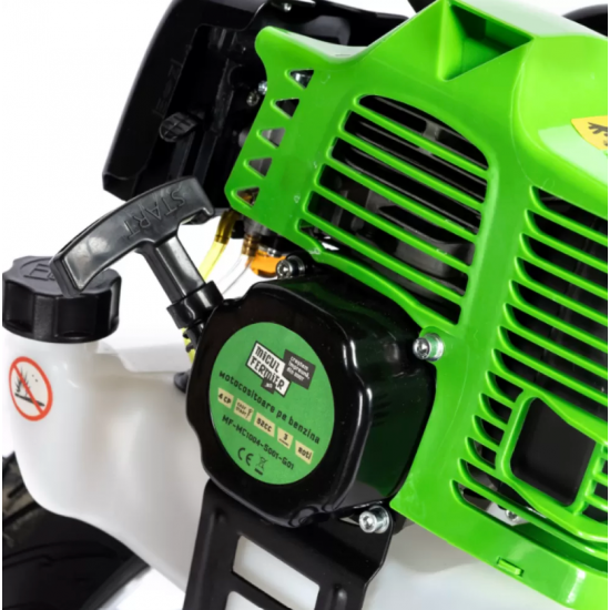 PRODUS RESIGILAT Motocositoare pe benzina cu roti Micul Fermier, 2T, pornire rapida, 3 accesorii
