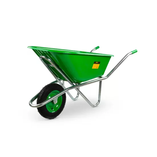 Roaba cuva din plastic 100L PARTNER PRO Cadru Galvanizat Roaba cuva din plastic 100L PARTNER PRO Cadru Galvanizat