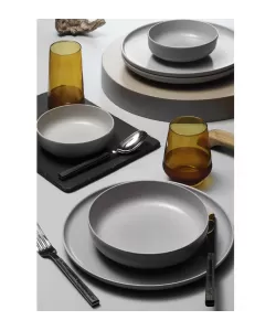 Serviciu de masa Kutahya Porselen Moderna Matte 18 piese pentru 6 persoane din Portelan Gri Serviciu de masa Kutahya Porselen Moderna Matte 18 piese pentru 6 persoane din Portelan Gri