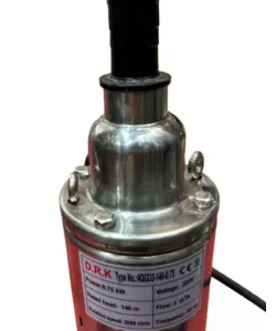 Pompa Submersibila Inox DRK, Model 4QGD2-140-0.75, 20M Cablu,