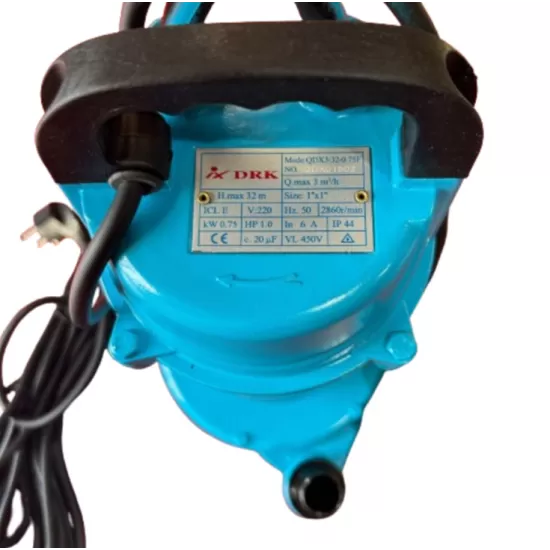 Pompa Submersibila pentru Apa Curata DRK, Model QDX-32-0.75kW Pompa Submersibila pentru Apa Curata DRK, Model QDX-32-0.75kW