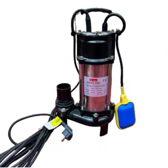 Pompa Submersibila cu Tocator DRK pentru Apa Murdara, Model V750D, 2″, 750W Pompa Submersibila cu Tocator DRK pentru Apa Murdara, Model V750D, 2″, 750W