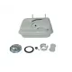 Rezervor Motoare Benzina, 6.5 si 7 cp, Alb, Complet Rezervor Motoare Benzina, 6.5 si 7 cp, Alb, Complet