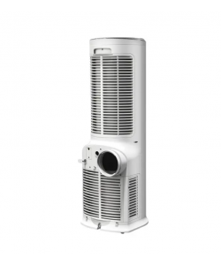 Aer conditionat 4 in 1 portabil cu Telecomanda HAUSBERG HB-5970AB, 16000 BTU, 2000W, Rezervor apa 1L, 3 Viteze, Racire, Incalzire, Ventilator, Dezumidificare, Alb