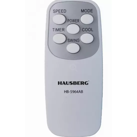Racitor de Aer Digital Portabil cu Telecomanda HAUSBERG HB-5964AB, 5.5L, 65W, 3 Viteze, 5 Programe, 3 Moduri functionare, Oscilatie, Temporizator, LED Racitor de Aer Digital Portabil cu Telecomanda HAUSBERG HB-5964AB, 5.5L, 65W, 3 Viteze, 5 Programe, 3 Moduri functionare, Oscilatie, Temporizator, LED