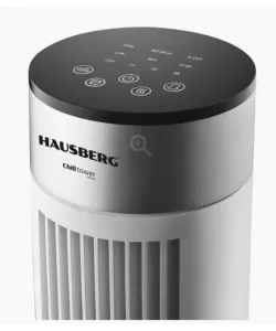 Ventilator Turn cu Telecomanda HAUSBERG HB-5952AB, 55W, 3 Viteze, 38 inch, LED, Temporizator, Oscilatie, Maner transport, Alb Ventilator Turn cu Telecomanda HAUSBERG HB-5952AB, 55W, 3 Viteze, 38 inch, LED, Temporizator, Oscilatie, Maner transport, Alb