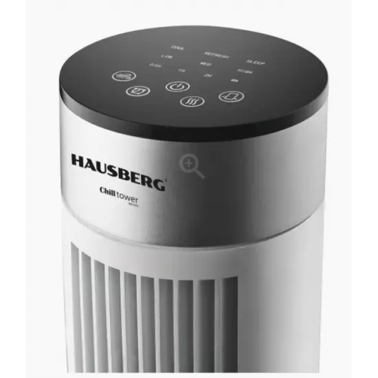 Ventilator Turn cu Telecomanda HAUSBERG HB-5952AB, 55W, 3 Viteze, 38 inch, LED, Temporizator, Oscilatie, Maner transport, Alb Ventilator Turn cu Telecomanda HAUSBERG HB-5952AB, 55W, 3 Viteze, 38 inch, LED, Temporizator, Oscilatie, Maner transport, Alb