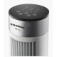 Ventilator Turn cu Telecomanda HAUSBERG HB-5952AB, 55W, 3 Viteze, 38 inch, LED, Temporizator, Oscilatie, Maner transport, Alb