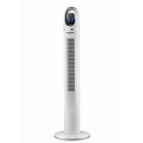 Ventilator Turn Digital cu Telecomanda HAUSBERG HB-5958AB, 55W, 45 Inch, LED, Temporizator, Oscilatie, Maner de transport, Alb Ventilator Turn Digital cu Telecomanda HAUSBERG HB-5958AB, 55W, 45 Inch, LED, Temporizator, Oscilatie, Maner de transport, Alb