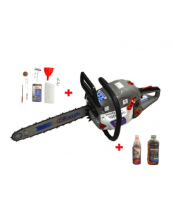 Drujba DRK 5200, 2 timpi, 55CC, 2.9CP + Ulei Amestec Semi-Sintetic + Ulei Ungere Lant, 1L