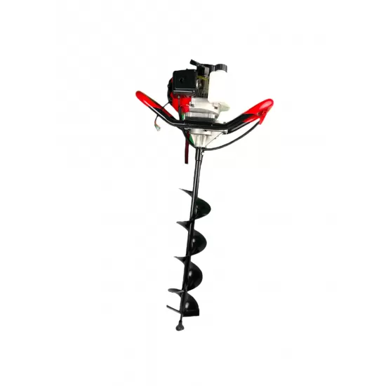 Motoburghiu/foreza pentru pamant/gheata DRK-ED430 8CP, 52 CC, rezervor 1.2 l, motor 2 timpi + 1 burghiu 150mm x 800mm