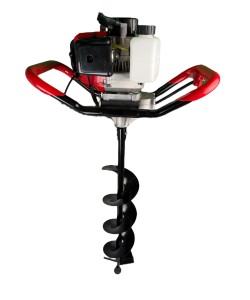 Motoburghiu/foreza pentru pamant/gheata DRK-ED430 8CP, 52 CC, rezervor 1.2 l, motor 2 timpi + 1 burghiu 150mm x 800mm