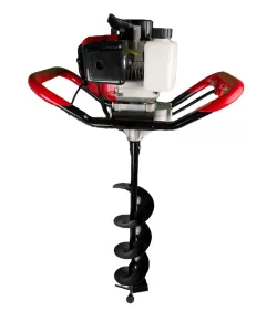 Motoburghiu/foreza pentru pamant/gheata DRK-ED430 8CP, 52 CC, rezervor 1.2 l, motor 2 timpi + 1 burghiu 150mm x 800mm