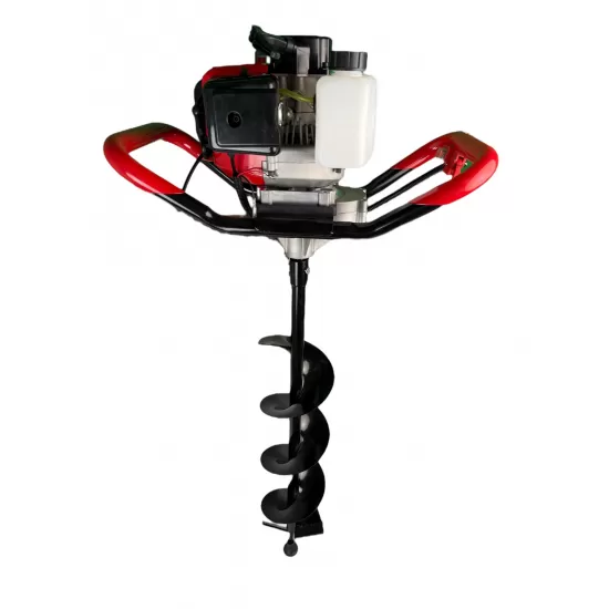 Motoburghiu/foreza pentru pamant/gheata DRK-ED430 8CP, 52 CC, rezervor 1.2 l, motor 2 timpi + 1 burghiu 150mm x 800mm