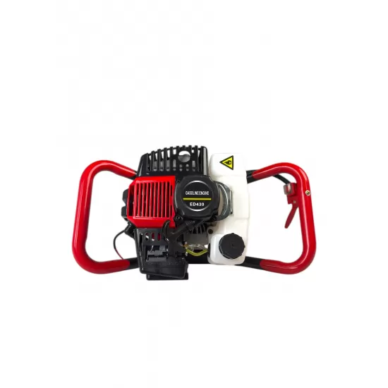 Motoburghiu/foreza pentru pamant/gheata DRK-ED430 8CP, 52 CC, rezervor 1.2 l, motor 2 timpi + 1 burghiu 150mm x 800mm