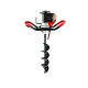 Motoburghiu/foreza pentru pamant/gheata GERMAN MEISTER 8CP, 52 CC, rezervor 1.2 l, motor 2 timpi, FARA BURGHIU
