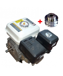 Motor Motocultor Benzina , DRK, Model GX200 ,7 cp, Ax Pana + Fulie Motor Dubla, Pana, 20mm