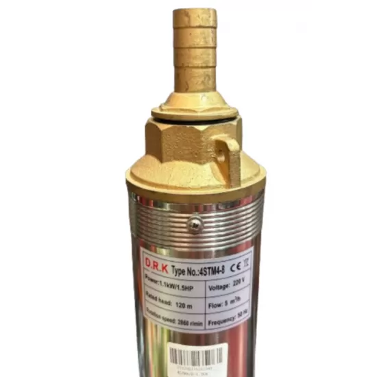 Pompa Submersibila Cupru DRK, Model 4STM4-8,1.1 kW + Presostat Electronic DRK, Model PC-13a Pompa Submersibila Cupru DRK, Model 4STM4-8,1.1 kW + Presostat Electronic DRK, Model PC-13a