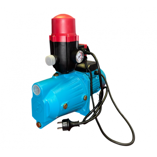 Pompa Suprafata DRK, Model JET100L+Presostat Electronic DRK cu priza, Model PC-13AB