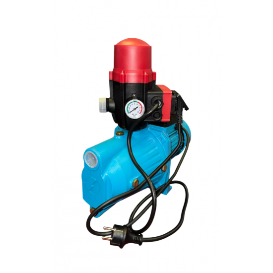 Pompa Suprafata DRK, Model JET100L+Presostat Electronic DRK cu priza, Model PC-13AB