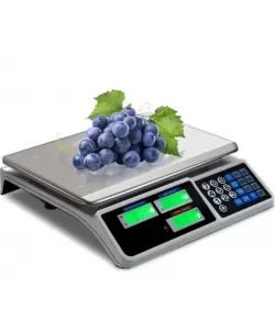 Cantar Electronic Digital Comercial 40KG, Afisaj LCD, Otel Inoxidabil Cantar Electronic Digital Comercial 40KG, Afisaj LCD, Otel Inoxidabil
