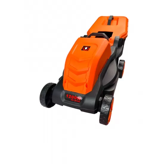 Mașină de tuns iarba electrică, 1200W, cu coș colector – model compact pentru grădini