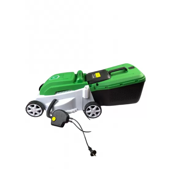 Masina de tuns iarba electrica, 1300W, cu cos colector – model verde compact pentru gradina