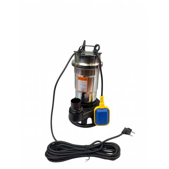 Pompa submersibilă din inox German Meister pentru apa murdara, cu plutitor  – 2200W