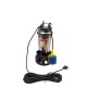 Pompa submersibilă din inox German Meister pentru apa murdara, cu plutitor  – 2200W