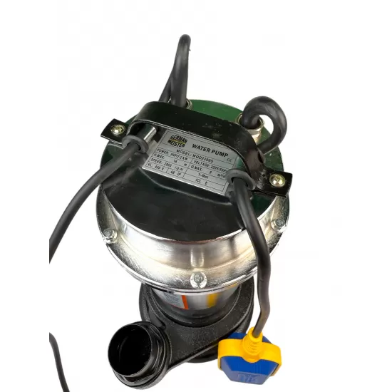 Pompa submersibilă din inox German Meister pentru apa murdara, cu plutitor – 2200W