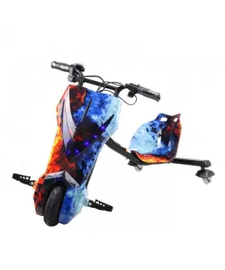 Tricicleta Electrica Drift pentru Copii – Model Fire & Ice cu LED-uri Albastre Tricicleta Electrica Drift pentru Copii – Model Fire & Ice cu LED-uri Albastre