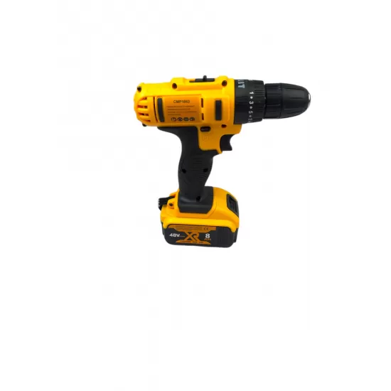 Masina de gaurit si insurubat (Bormasina) cu percutie, Campion 1663, 2 acumulatori 36V, 120 accesorii