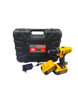 Masina de gaurit si insurubat (Bormasina) cu percutie, Campion 1663, 2 acumulatori 36V, 120 accesorii