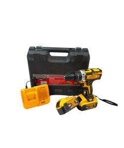 Masina de gaurit si insurubat ( bormasina ), GSA Poland, 48V cu 2 acumulatori 8Ah si incarcator + 30 accesorii, mandrina 13mm, valiza transport plastic CMP1664