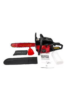 Drujba pe benzina 8.5 CP, Lama 40 cm (16"), Kit complet accesorii, Motor 2T